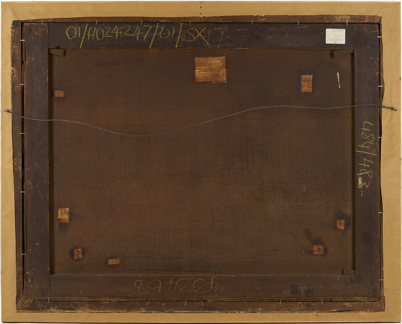 Lot 628: After John Frederick Herring Jr. O/C Painting, Horse Stable