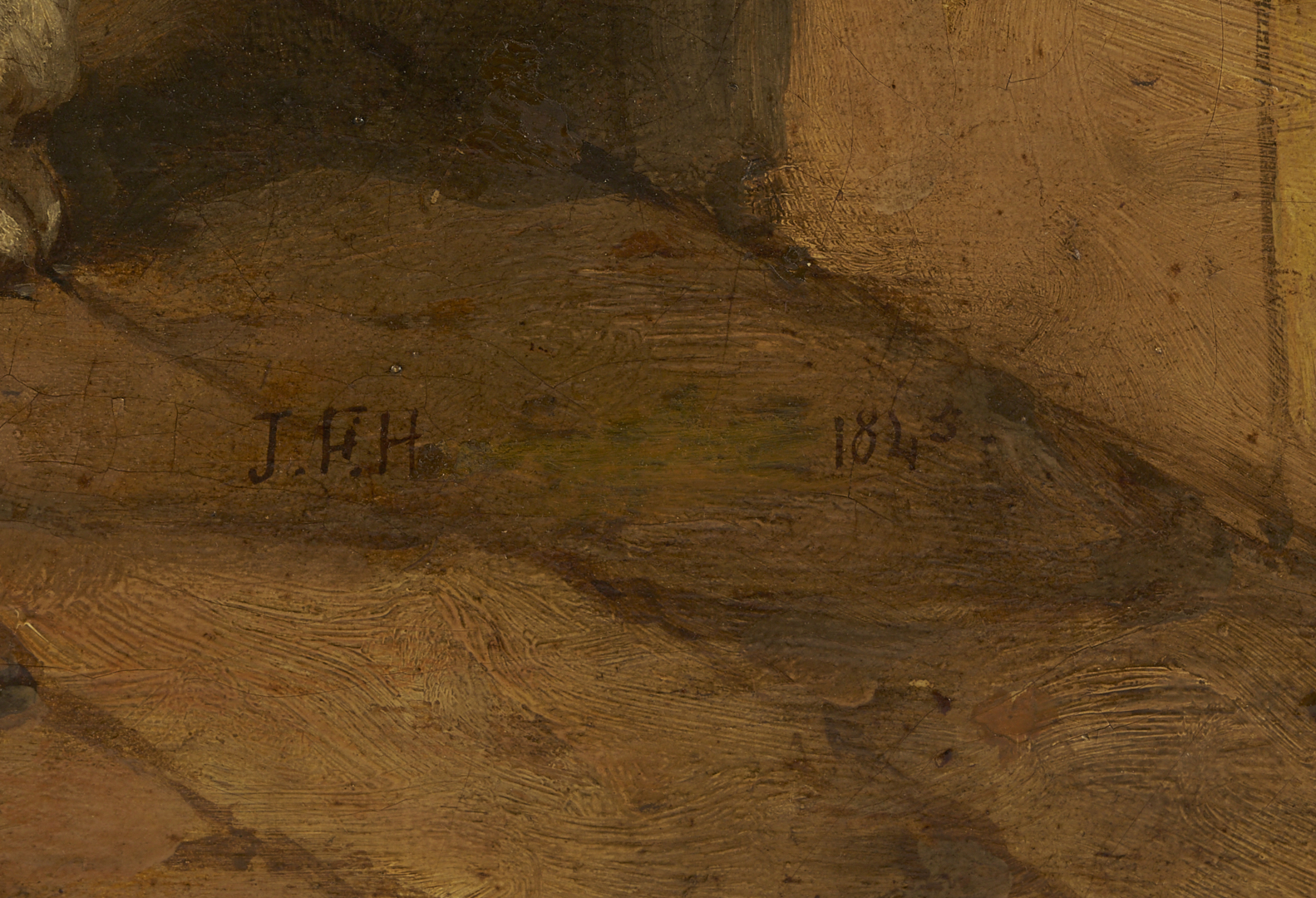 Lot 628: After John Frederick Herring Jr. O/C Painting, Horse Stable