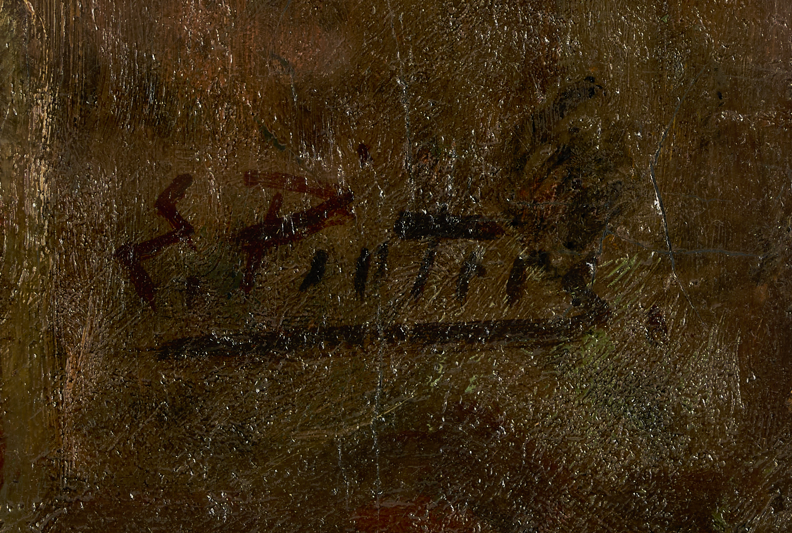 Lot 629: Evert Pieters Oil Painting, Peeling Potatoes