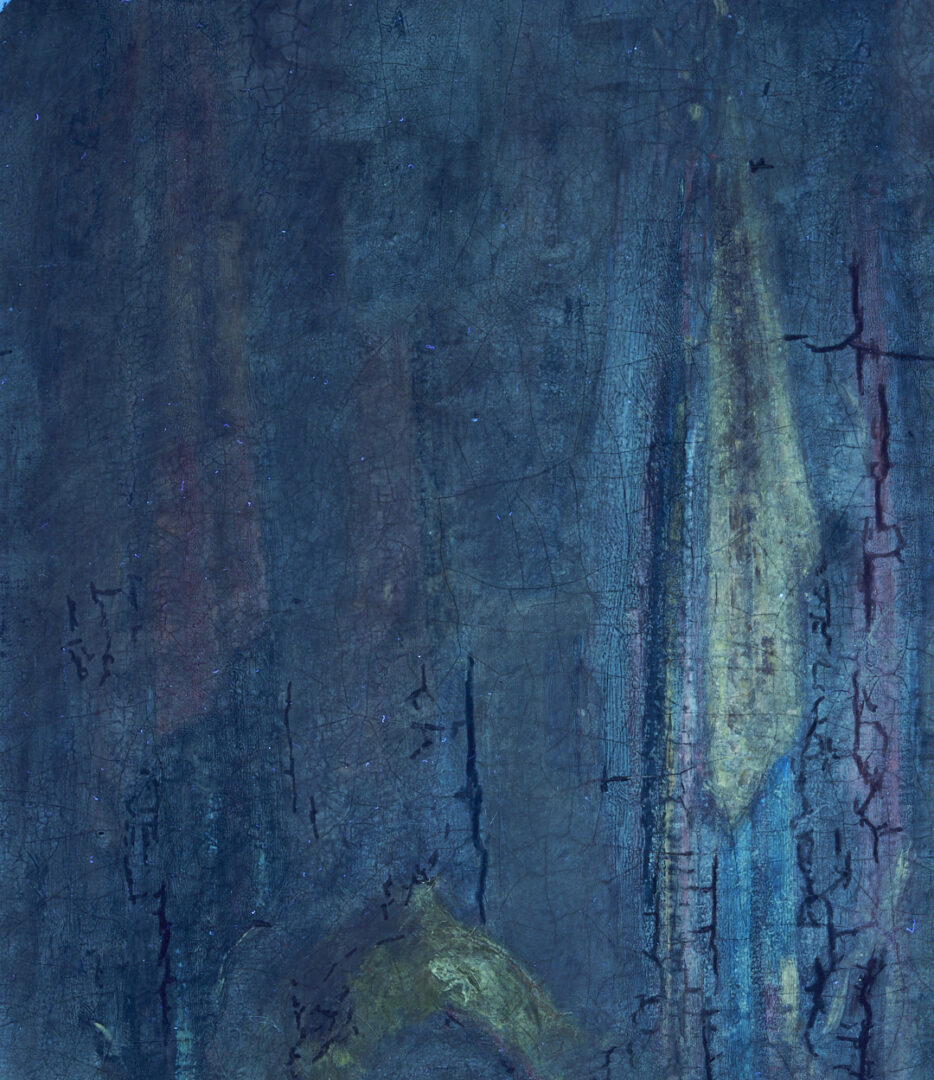 Lot 631: A. Lebourg O/C Painting, Mosque Interior