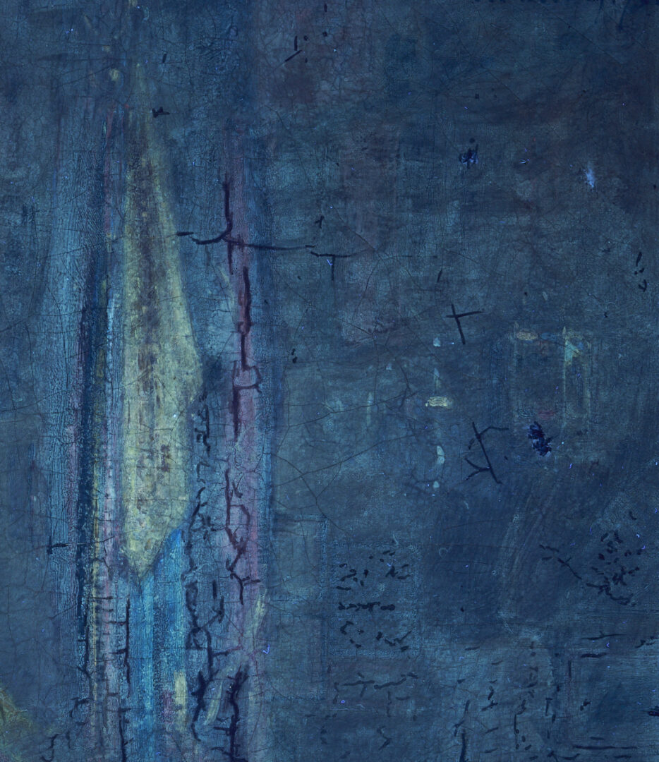 Lot 631: A. Lebourg O/C Painting, Mosque Interior