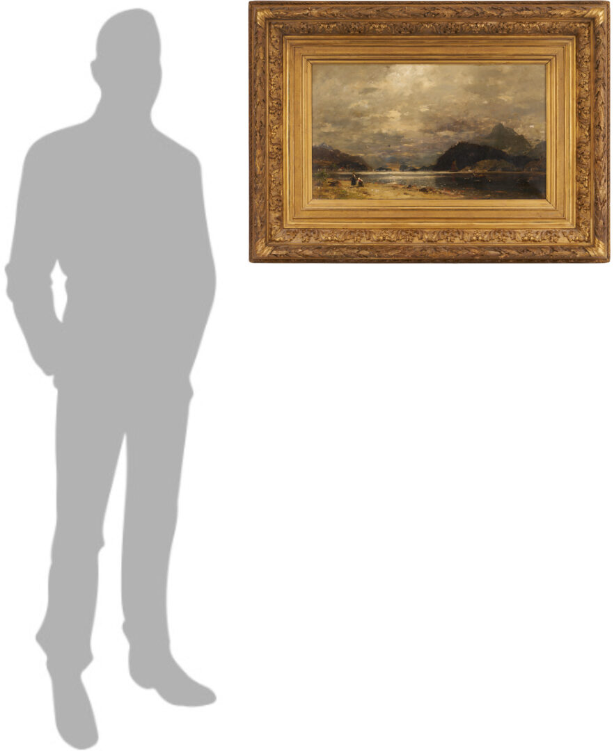 Lot 632: Georg Anton Rasmussen O/C Norwegian Fjord Seascape