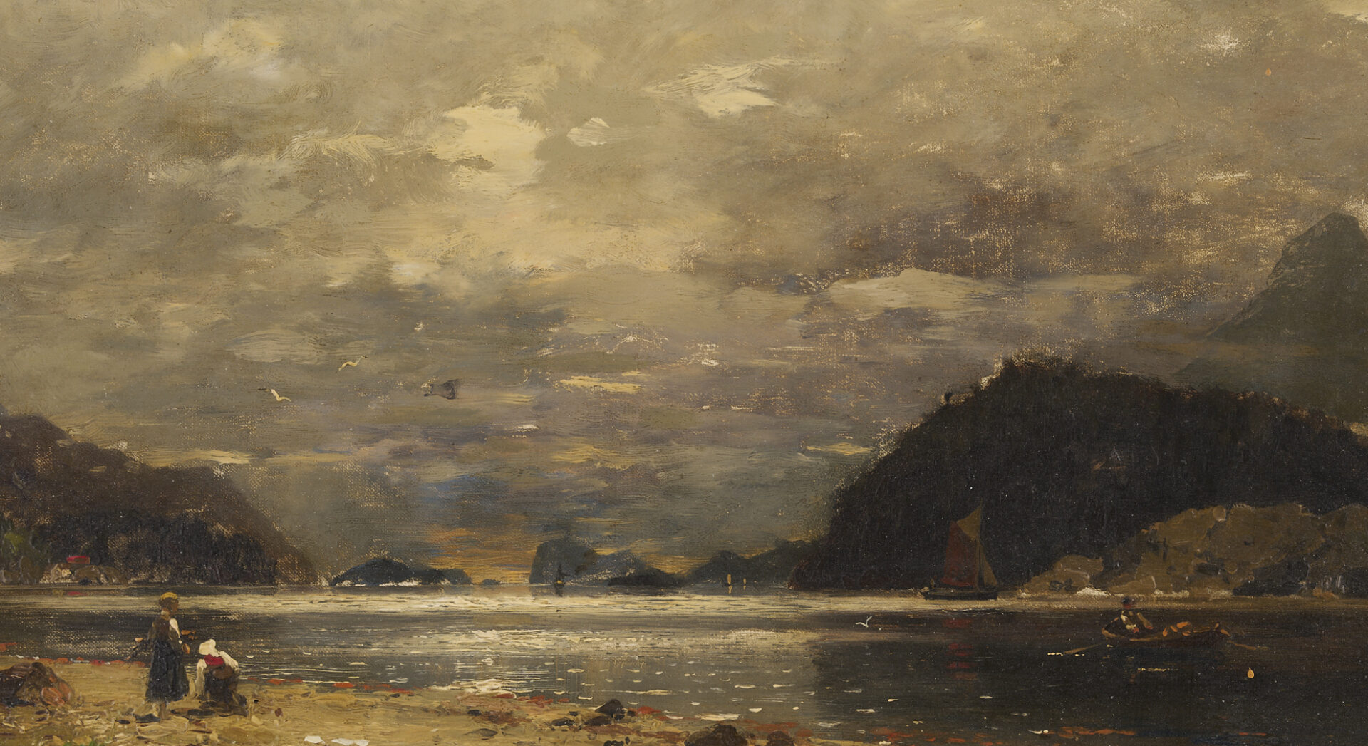Lot 632: Georg Anton Rasmussen O/C Norwegian Fjord Seascape