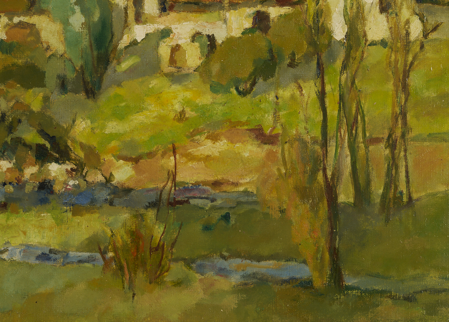 Lot 634: Alfred Chagniot O/C European Landscape