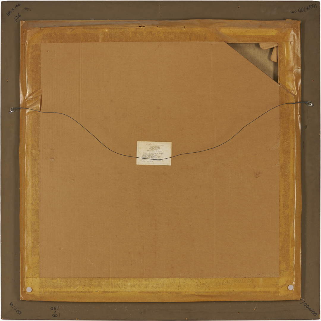 Lot 636: Jean Venitien large O/C, “Bouquet sur la Lagune”