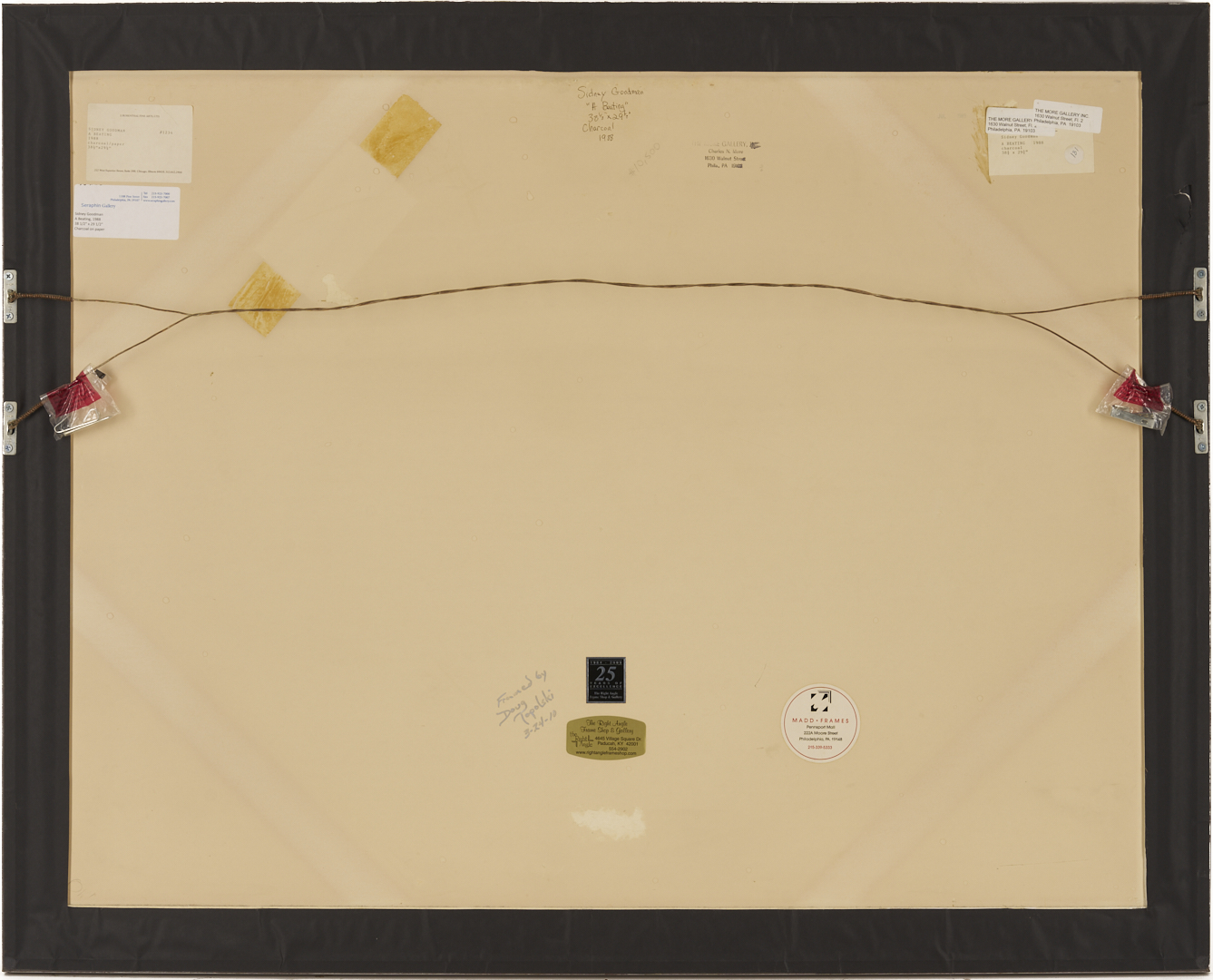 Lot 638: Sidney Goodman Exhibited Drawing, The Beating