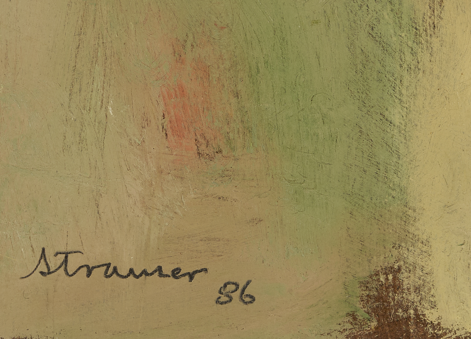 Lot 640: Sterling Strauser O/B Nude, Lady with Two Iris