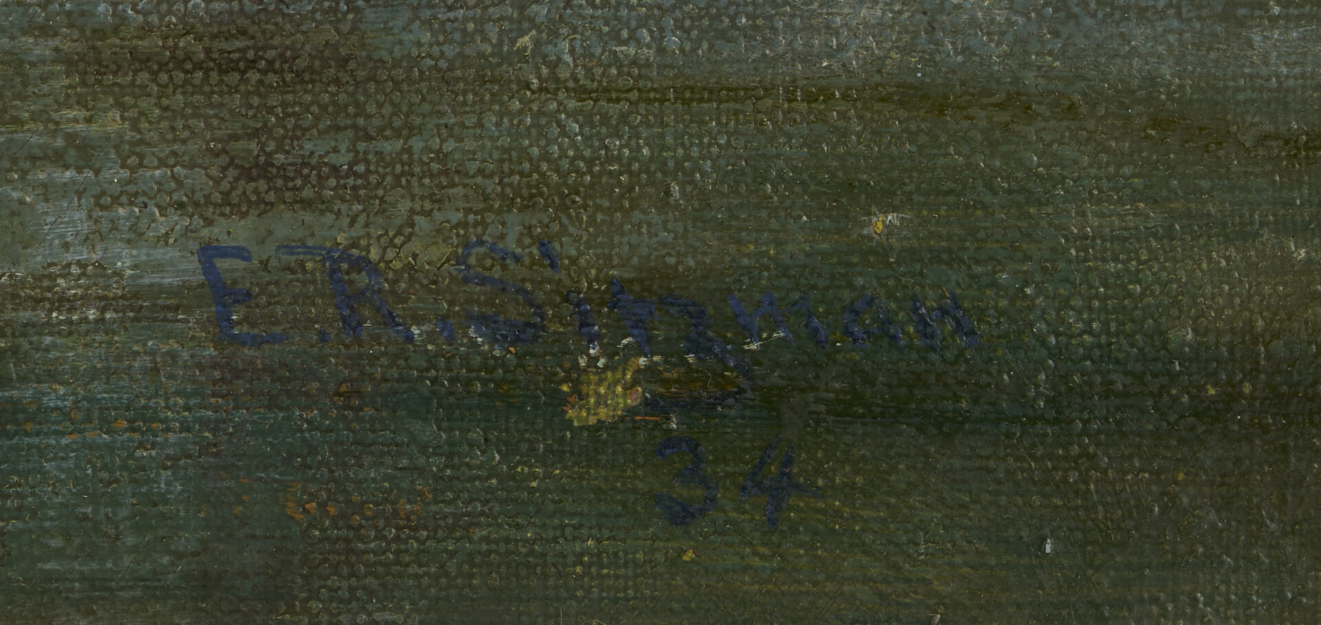 Lot 641: Edward Sitzman O/C Indiana Winter Landscape