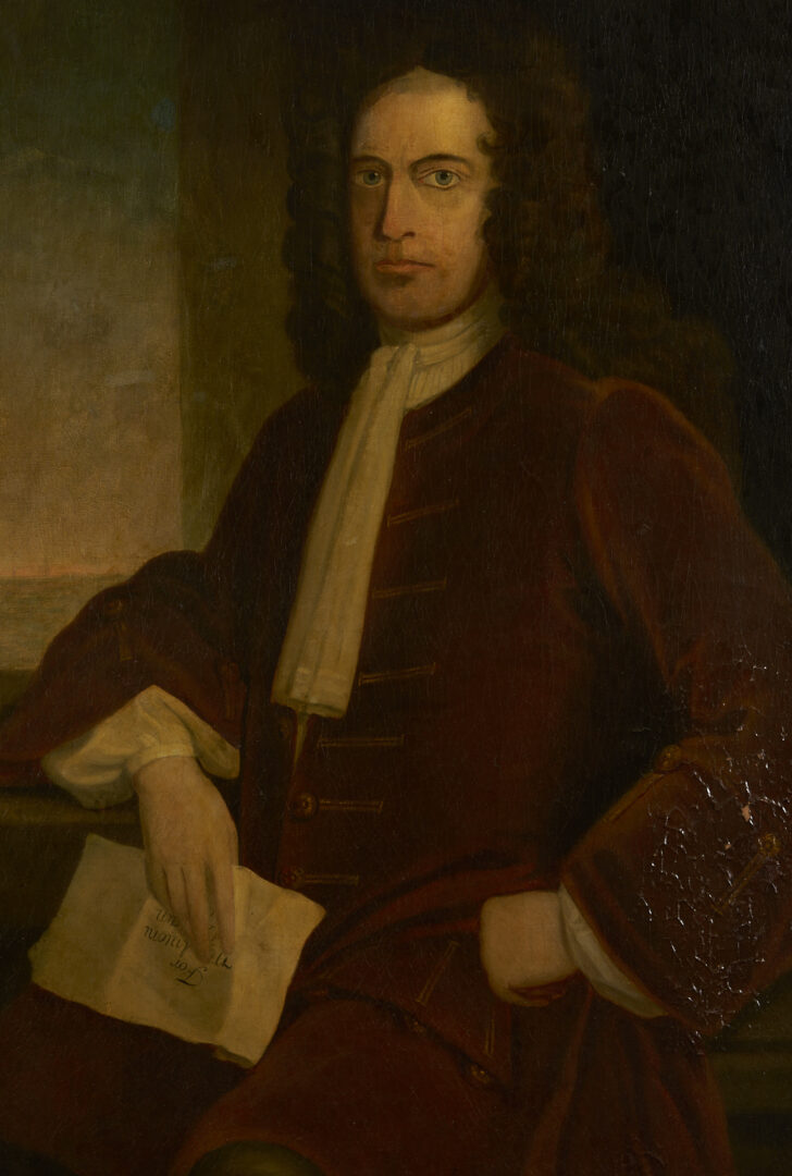 Lot 645: Portrait of Anthony Duane of New York, c. 1730