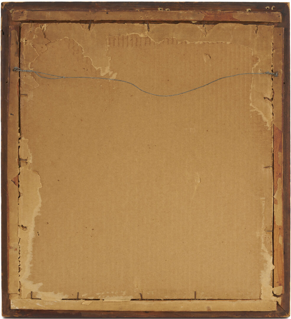 Lot 646: American 19th c. Folk Art Portrait of a Gentleman