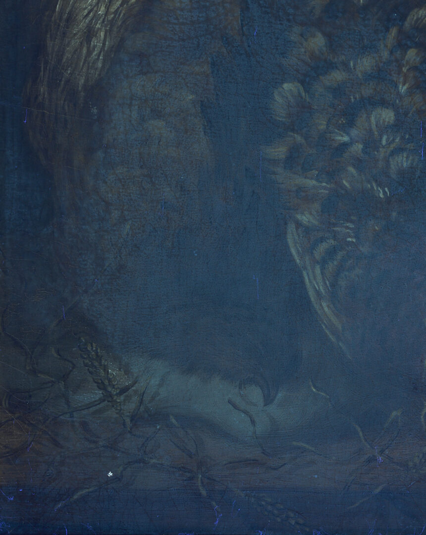 Lot 649: 19th C. Nature Morte Oil Painting, Still Life with Pheasant