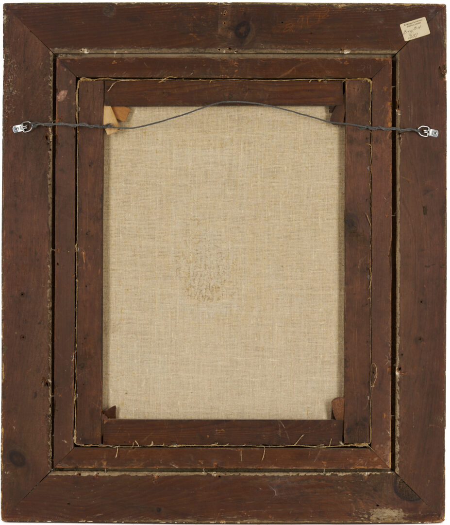 Lot 649: 19th C. Nature Morte Oil Painting, Still Life with Pheasant