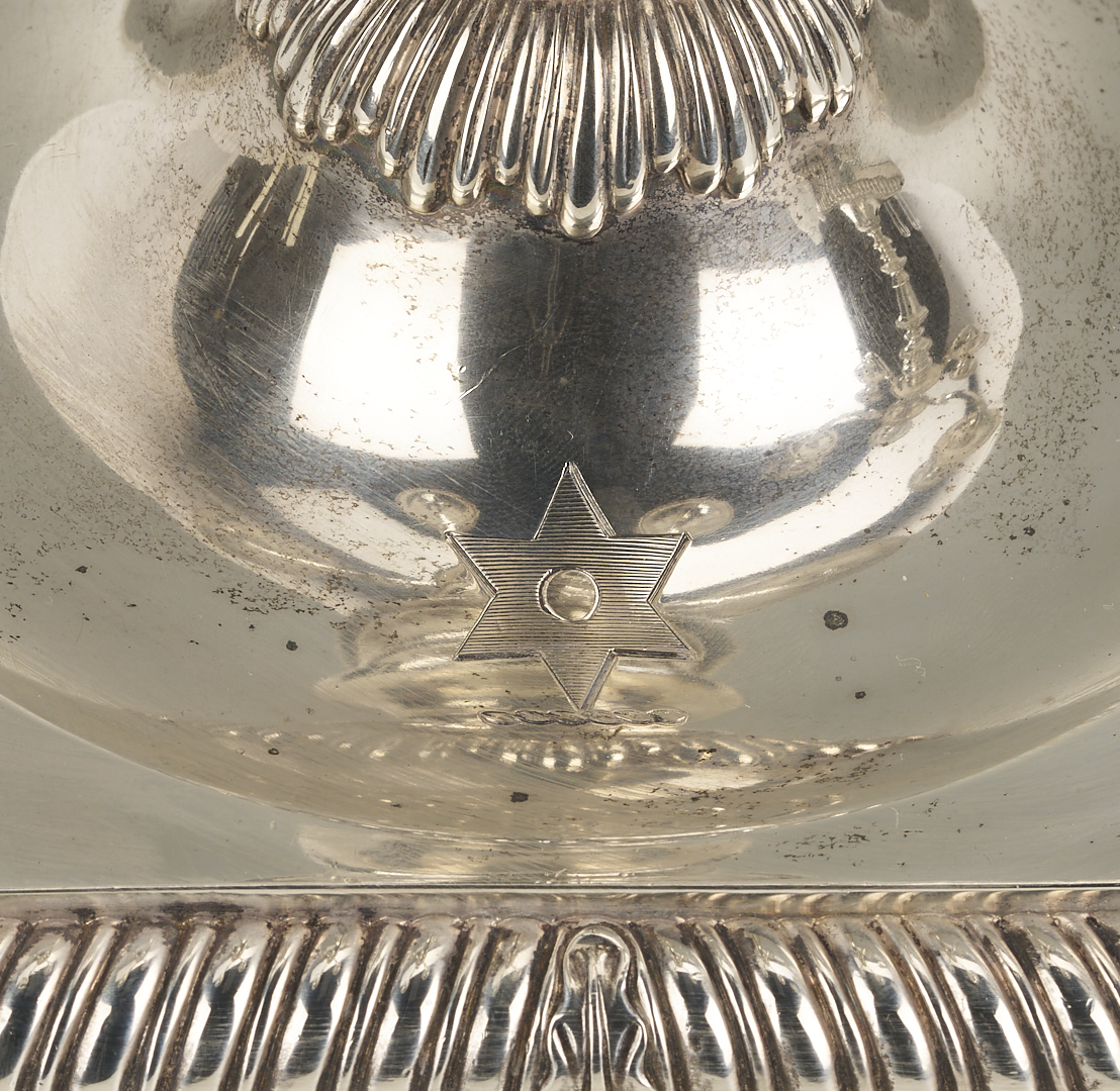 Lot 64: Pair Hunt and Roskell English Sterling Silver Candelabra