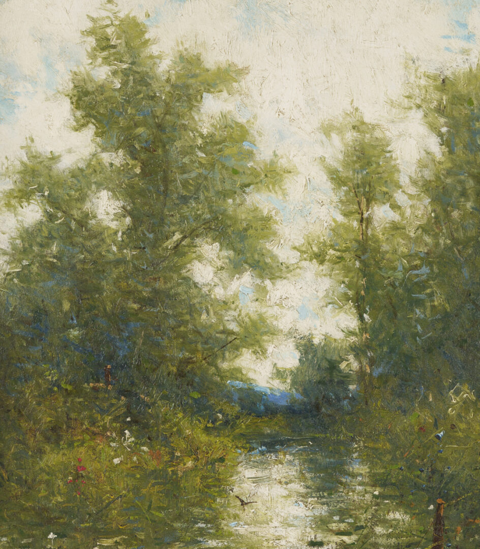 Lot 651: Milne Ramsey O/C Landscape Painting, Exhibited
