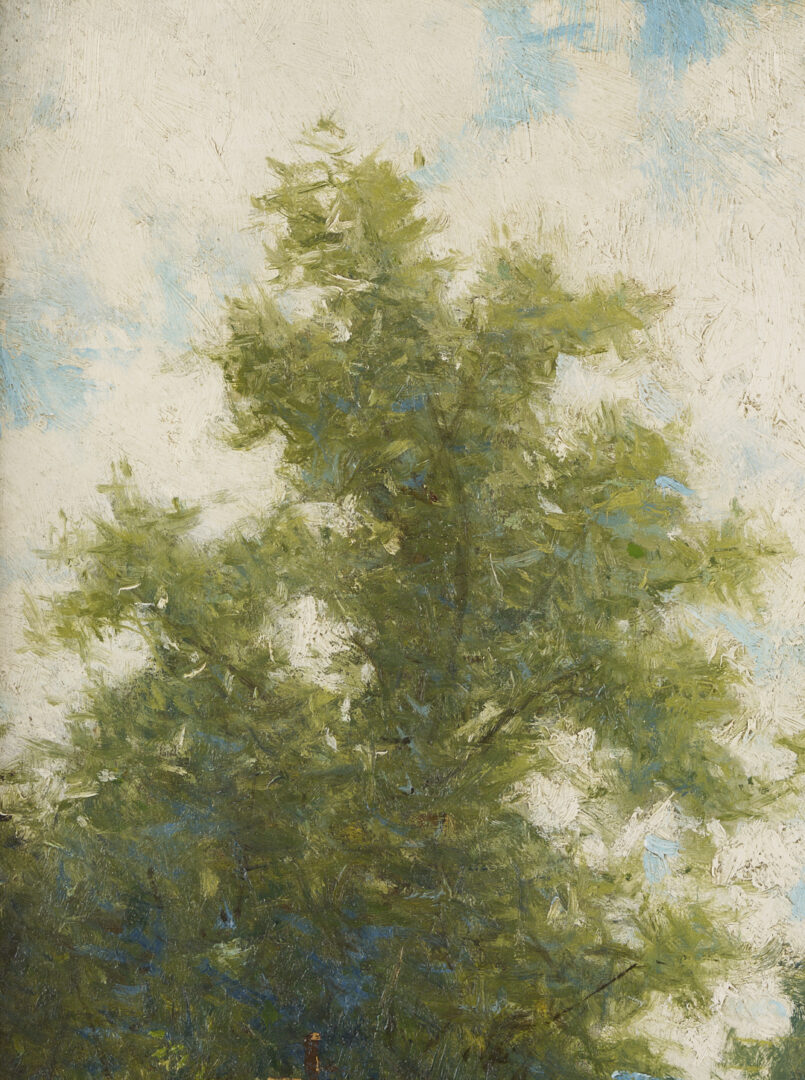 Lot 651: Milne Ramsey O/C Landscape Painting, Exhibited