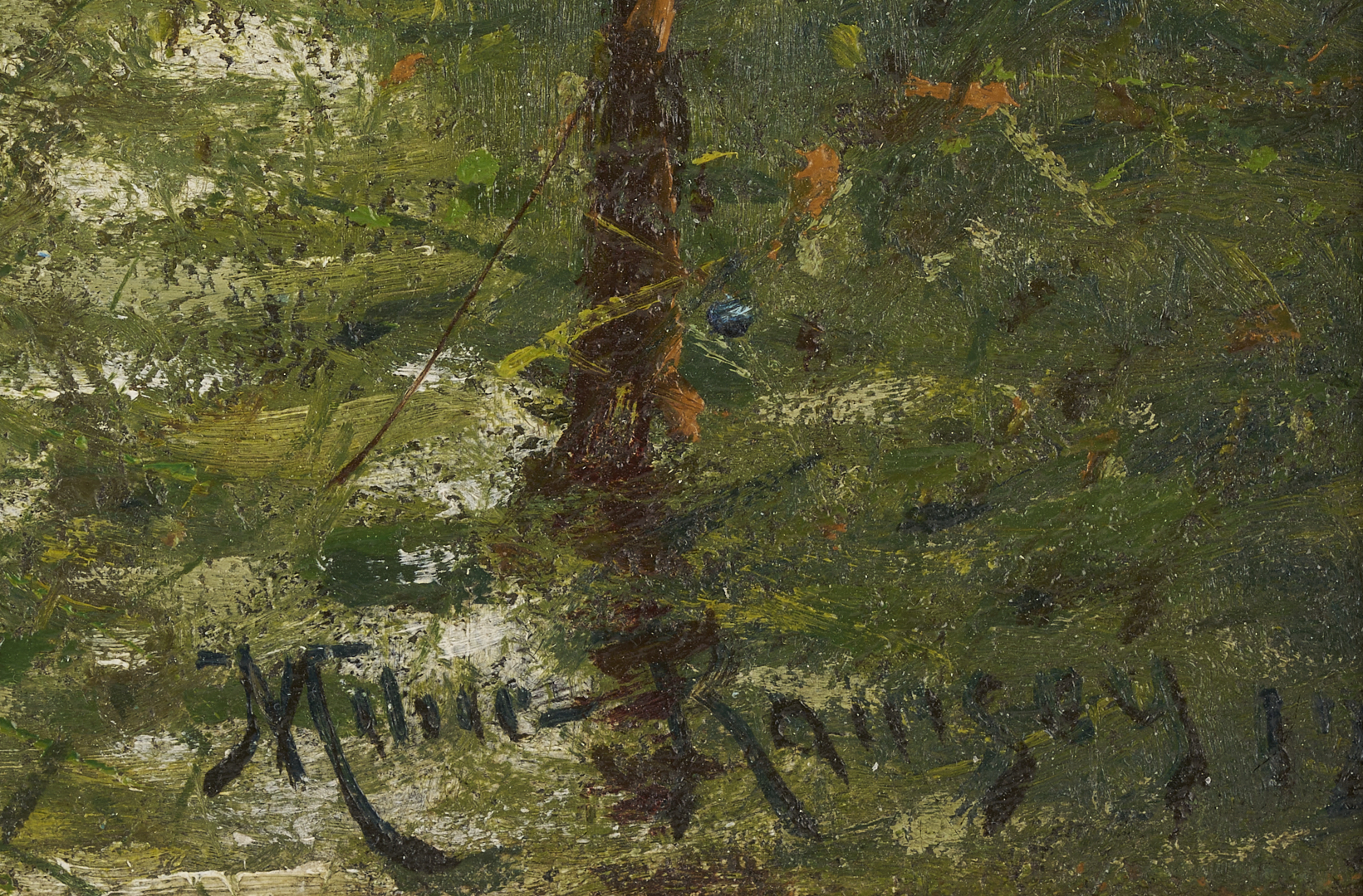 Lot 651: Milne Ramsey O/C Landscape Painting, Exhibited