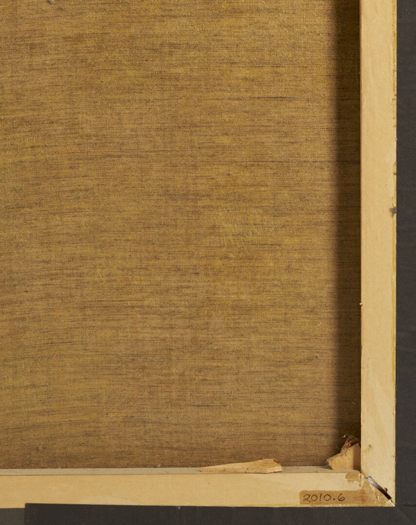 Lot 654: Carl Gutherz O/C Portrait of Kate Scruggs Gutherz, 1898