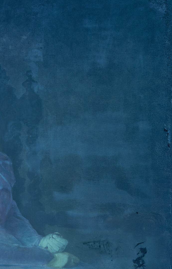 Lot 654: Carl Gutherz O/C Portrait of Kate Scruggs Gutherz, 1898