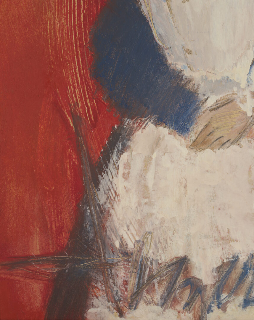 Lot 655: Charles Inzer Oil Painting, Girl w/ a White Apron