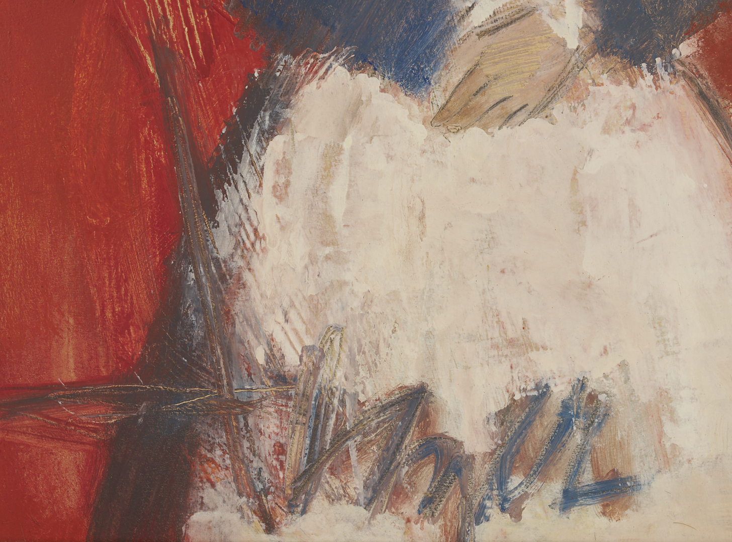 Lot 655: Charles Inzer Oil Painting, Girl w/ a White Apron