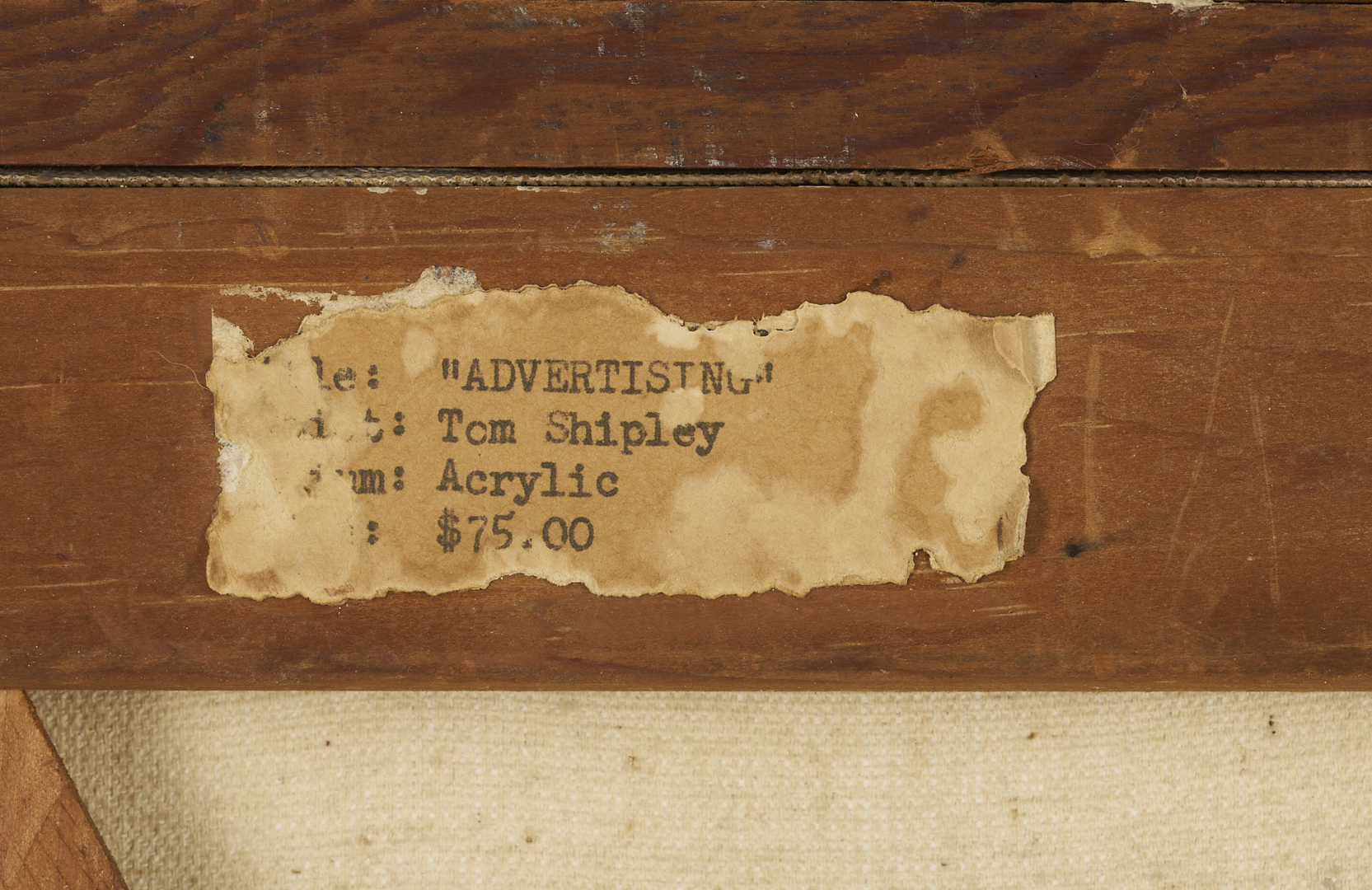 Lot 656: Thomas Shipley See Rock City Barn Painting, 1975