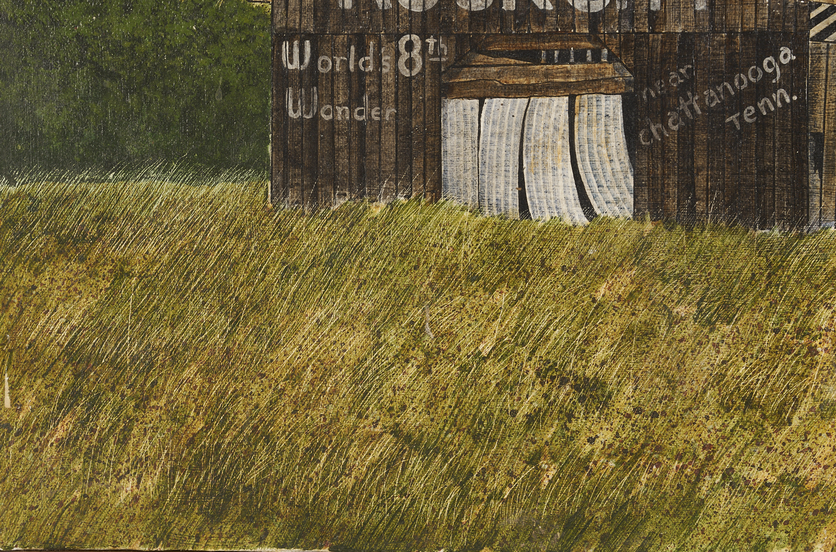 Lot 656: Thomas Shipley See Rock City Barn Painting, 1975