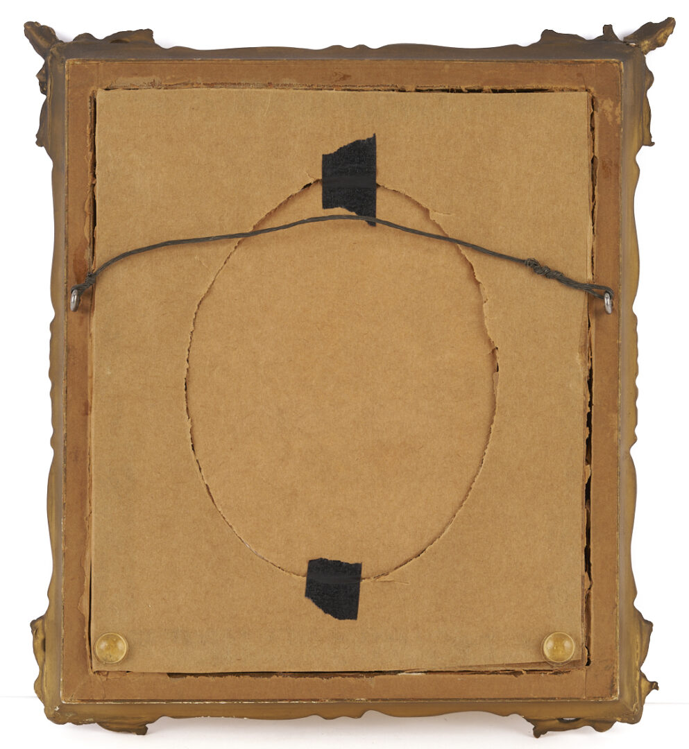 Lot 658: German Porcelain Portrait Plaque, Jeunesse