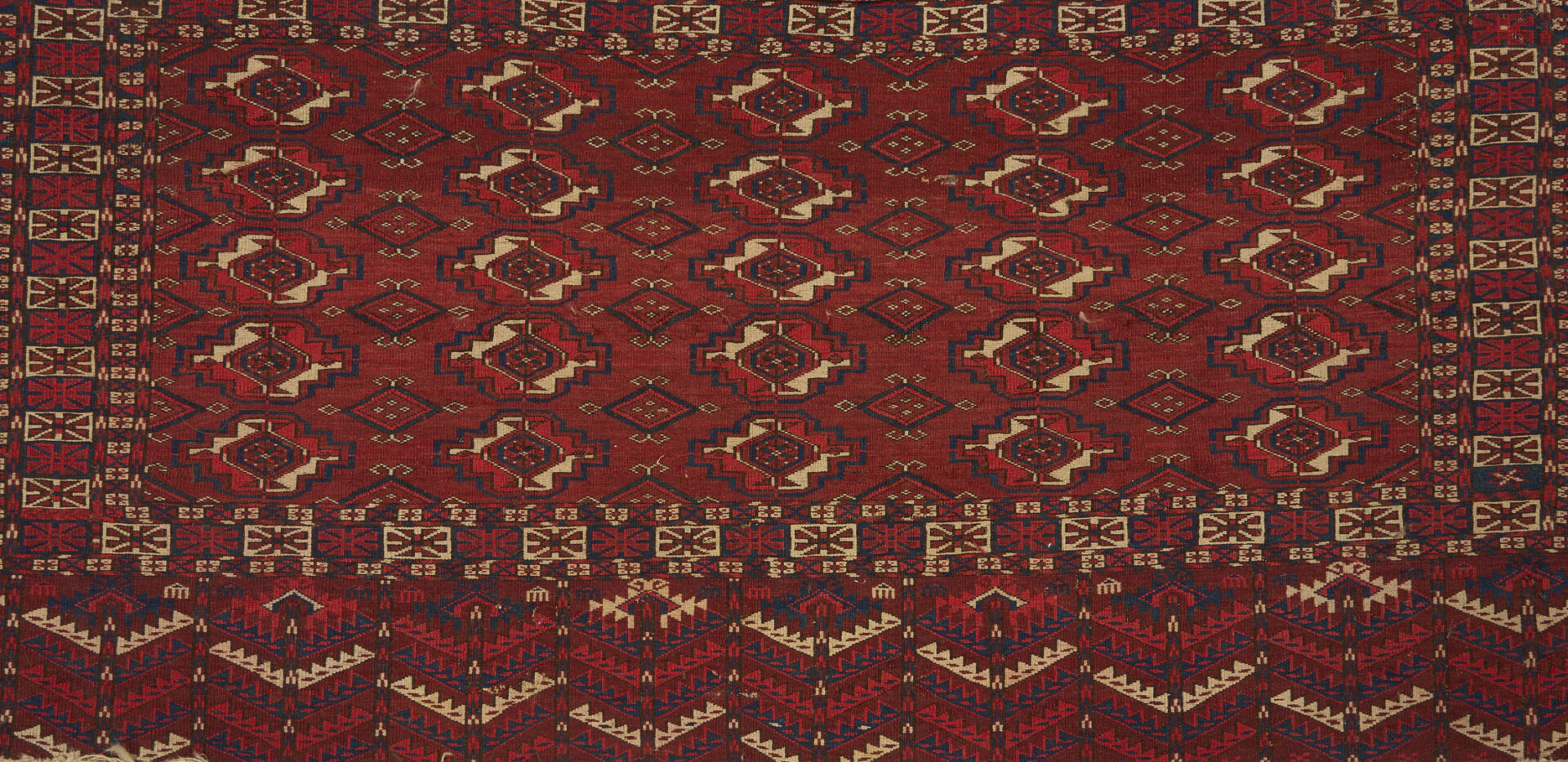 Lot 667: 2 Antique Tekke Torba Rugs