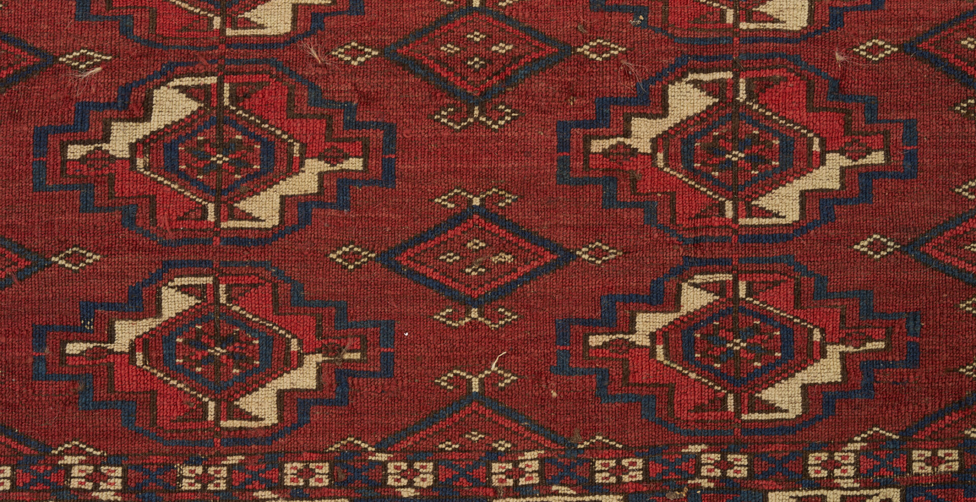 Lot 667: 2 Antique Tekke Torba Rugs