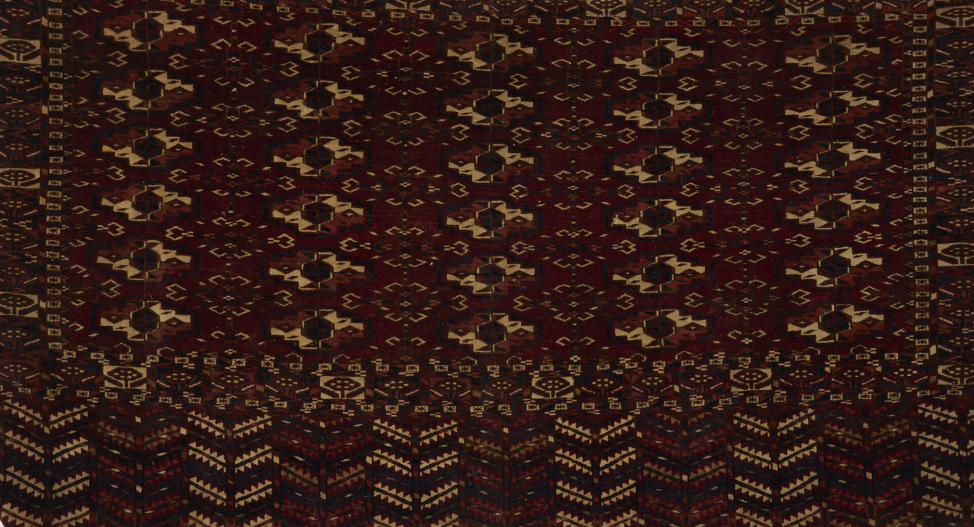 Lot 667: 2 Antique Tekke Torba Rugs