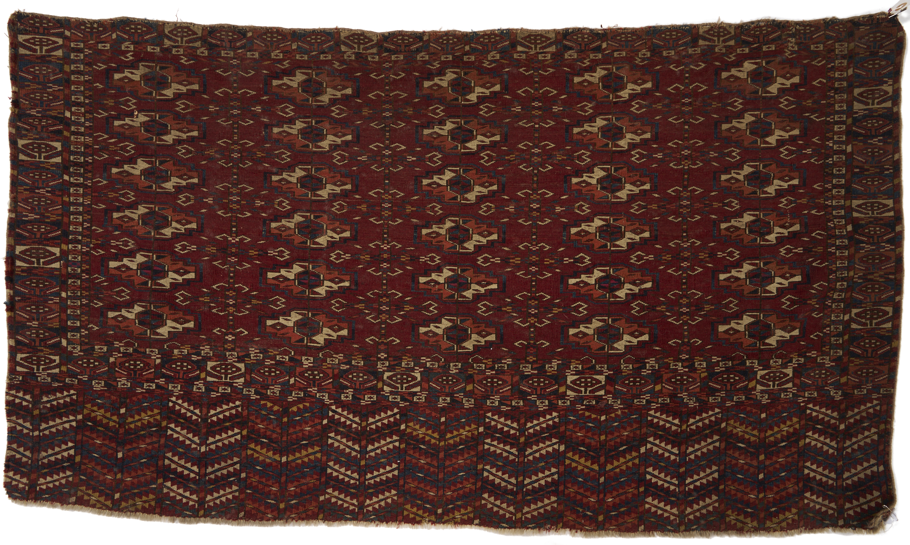 Lot 667: 2 Antique Tekke Torba Rugs