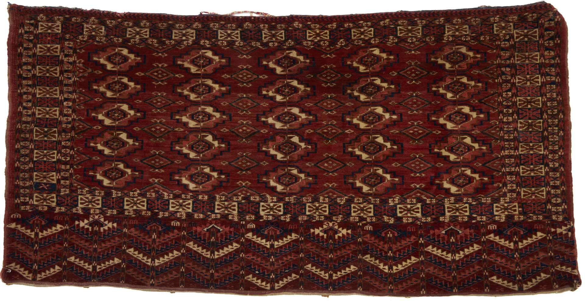 Lot 667: 2 Antique Tekke Torba Rugs
