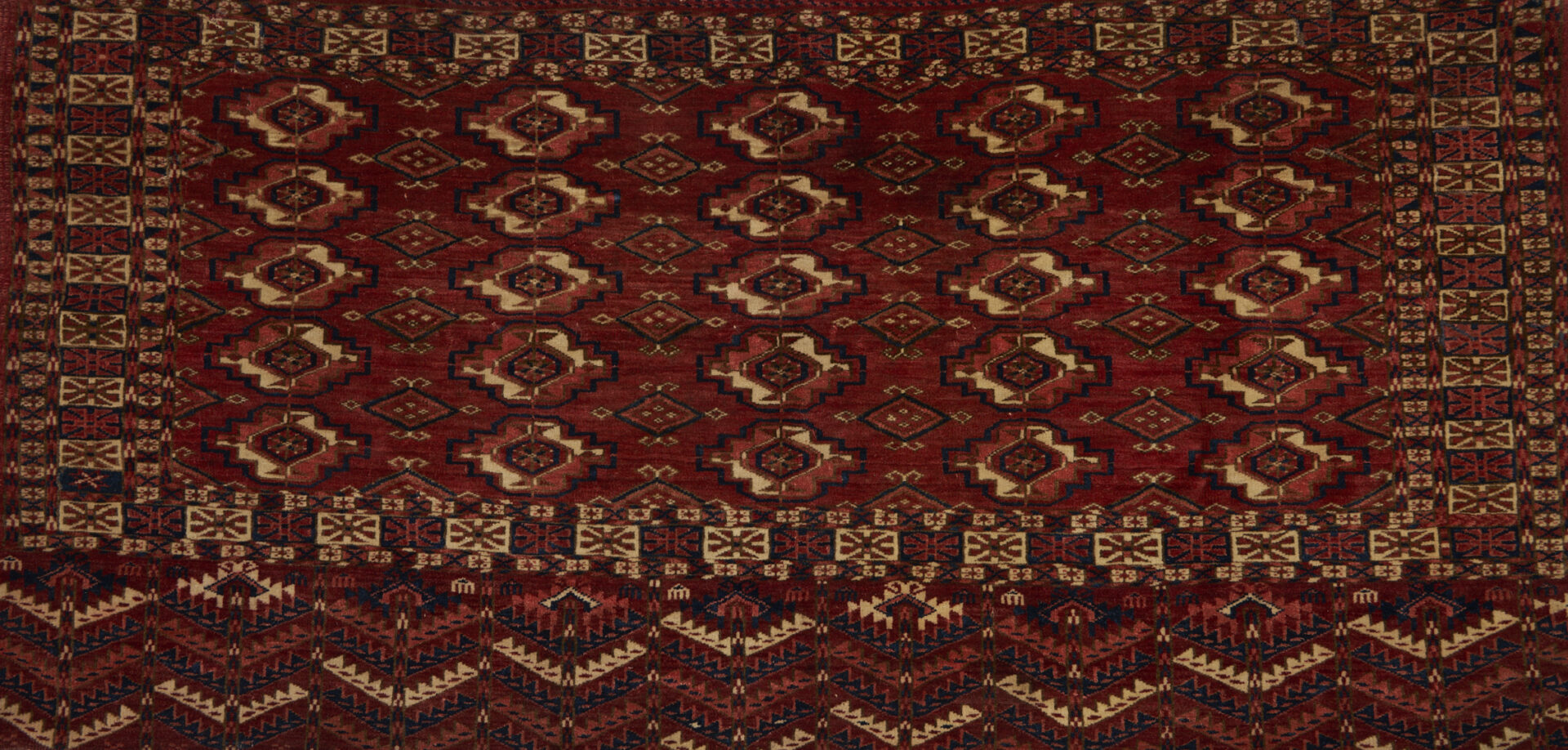 Lot 667: 2 Antique Tekke Torba Rugs