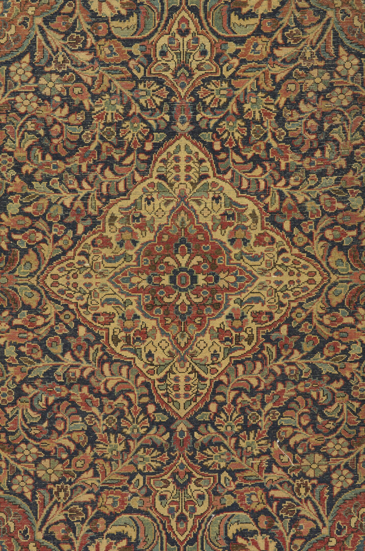 Lot 668: Antique Persian Kashan Medallion Rug