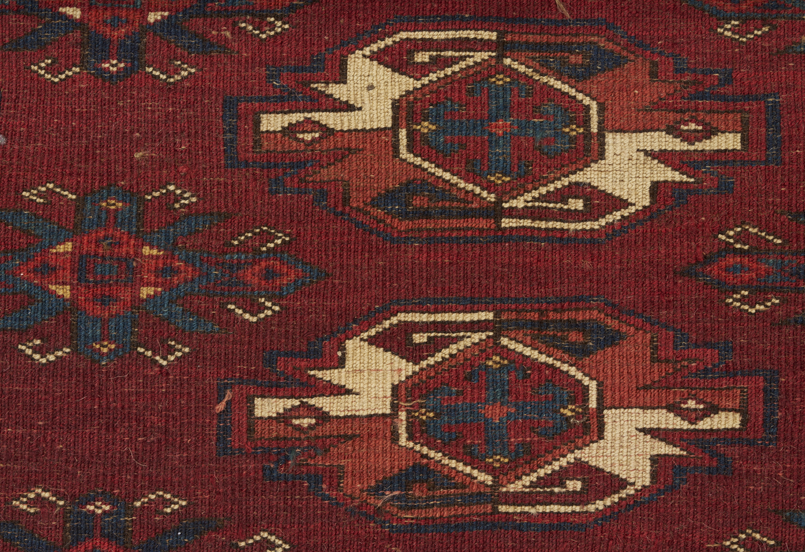 Lot 669: 2 Antique Turkman Yomud Chuvals