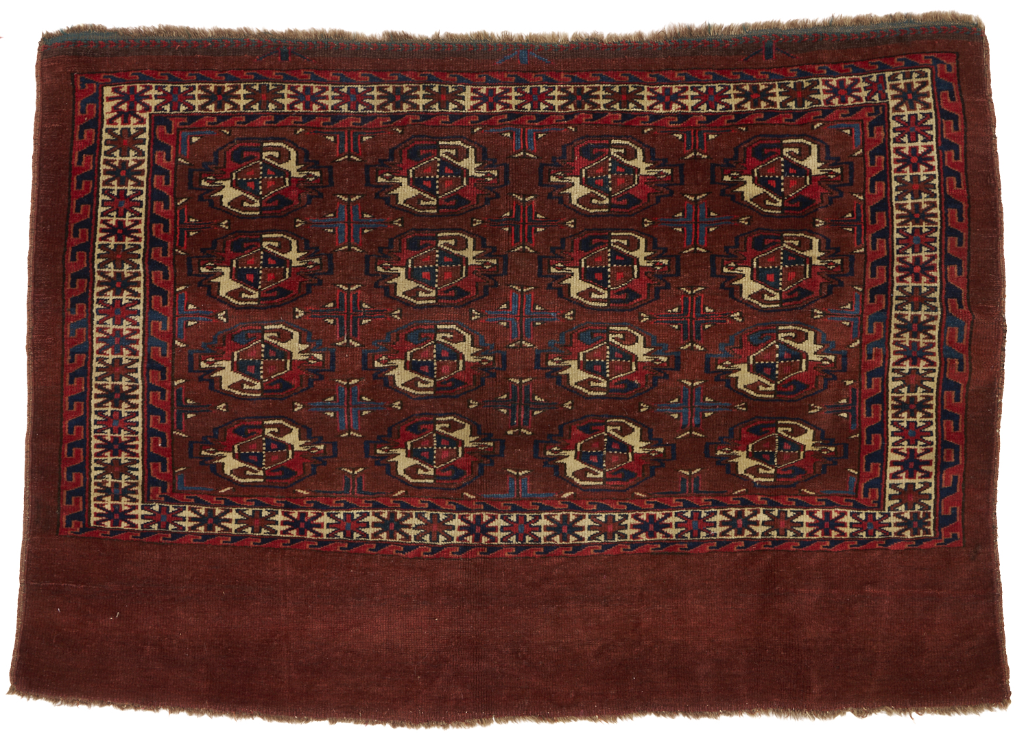 Lot 669: 2 Antique Turkman Yomud Chuvals