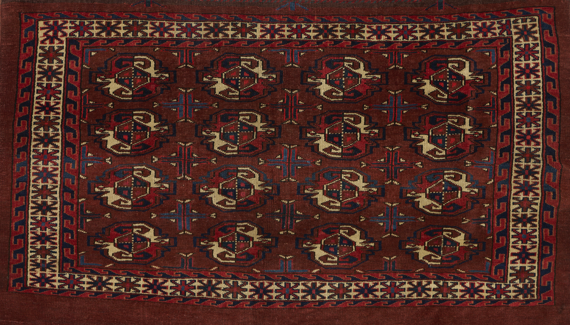 Lot 669: 2 Antique Turkman Yomud Chuvals