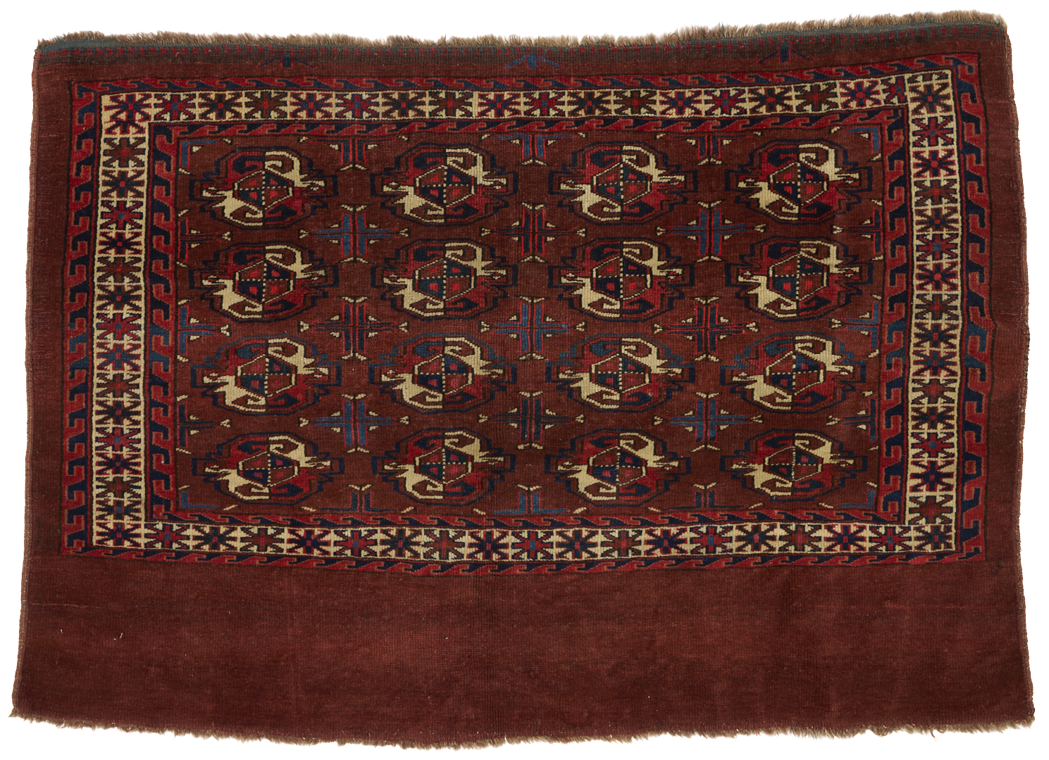 Lot 669: 2 Antique Turkman Yomud Chuvals