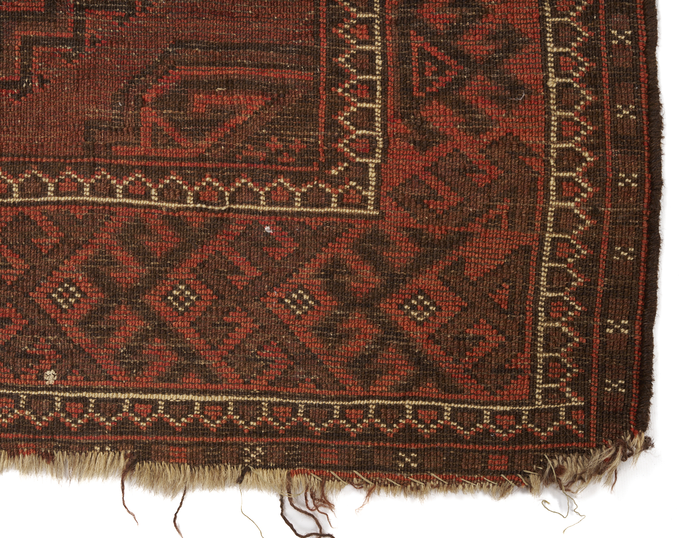 Lot 670: 2 Antique Turkmen Ersari Rugs, Ensi & Prayer Rug