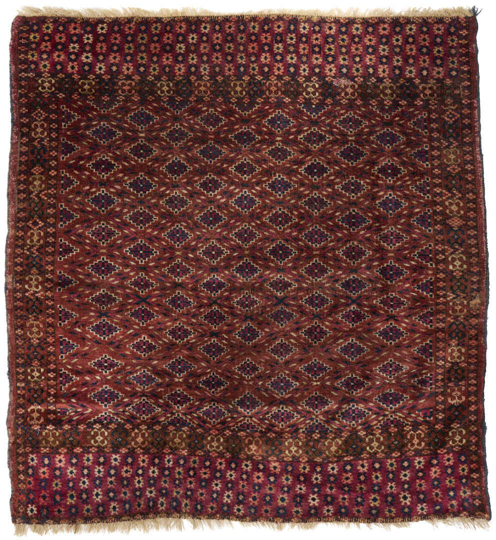 Lot 672: 2 Antique Turken Rugs, Ensi Yomud & Youmud