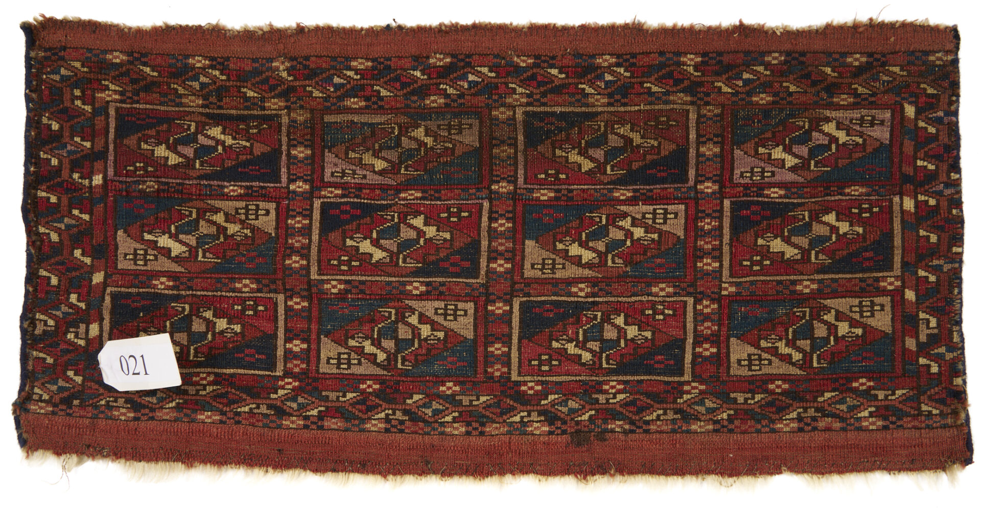 Lot 673: 2 Antique Turkman Tekke Torbas, Aina & Chuval