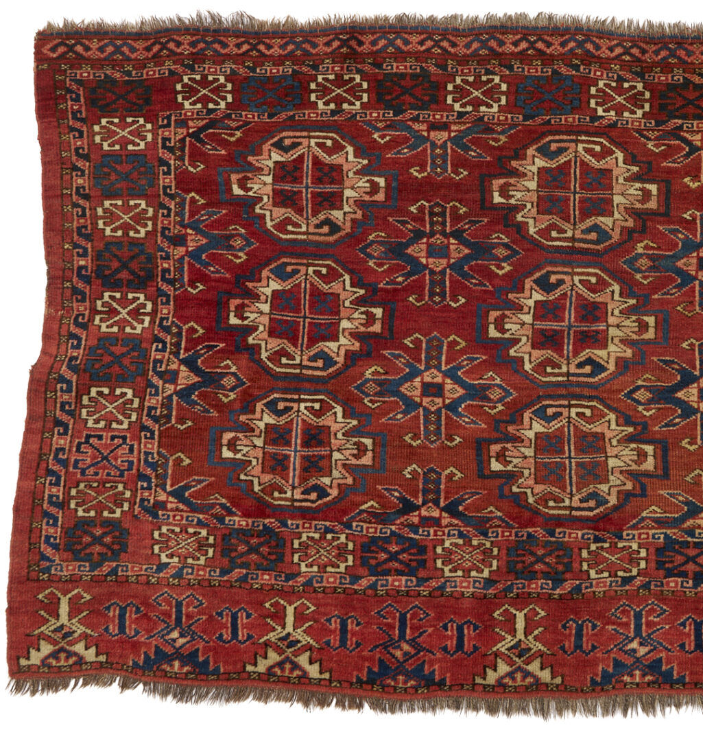 Lot 673: 2 Antique Turkman Tekke Torbas, Aina & Chuval