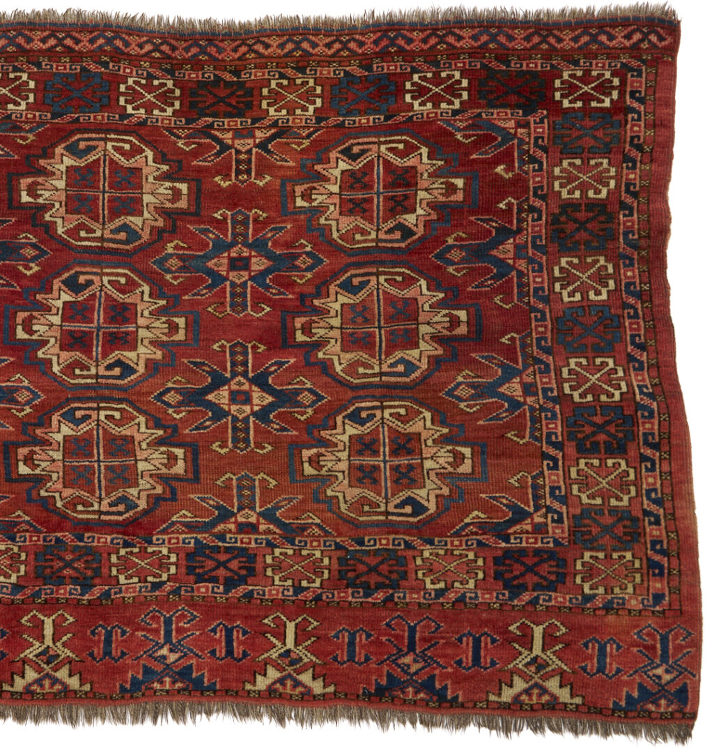 Lot 673: 2 Antique Turkman Tekke Torbas, Aina & Chuval