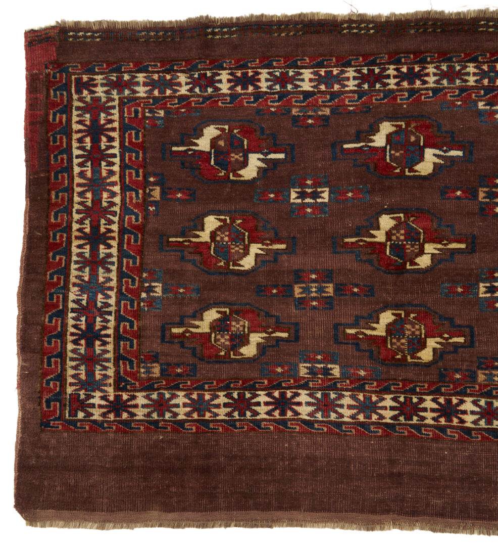 Lot 674: 3 Antique Turkman Weavings, 2 Yomud Chuval & 1 Yomud Asmalyk
