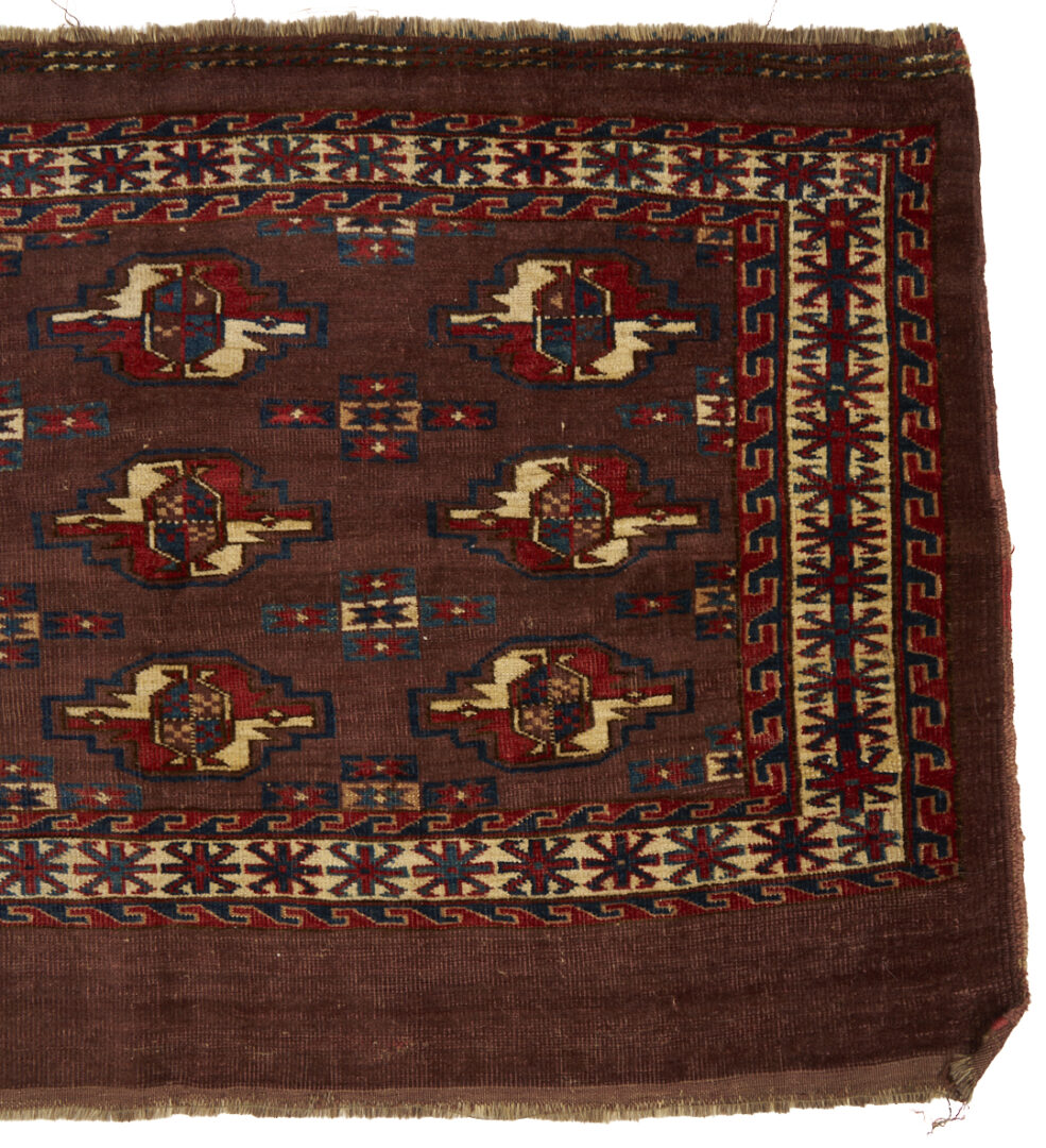 Lot 674: 3 Antique Turkman Weavings, 2 Yomud Chuval & 1 Yomud Asmalyk