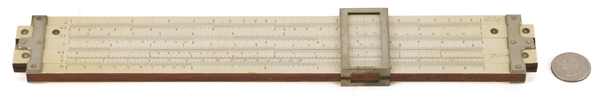 Lot 677: Keuffel & Esser 4090 Universal 10″ Slide Rule; ca. 1910