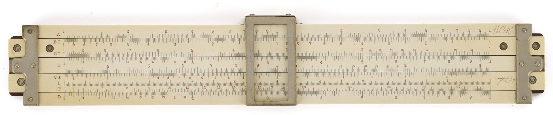 Lot 677: Keuffel & Esser 4090 Universal 10″ Slide Rule; ca. 1910