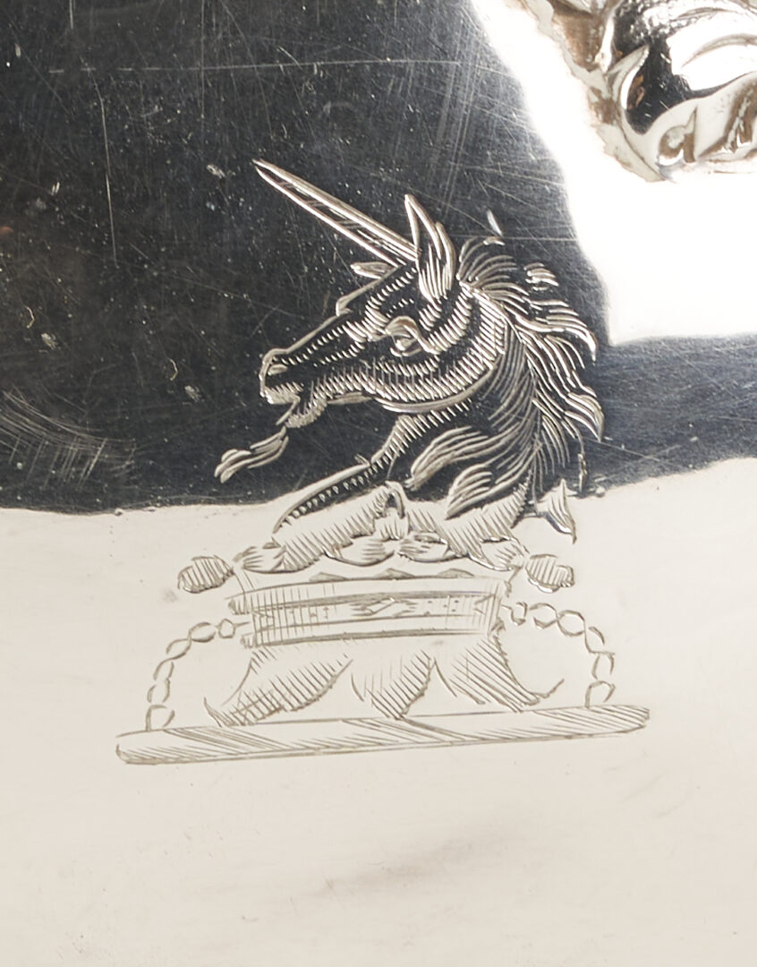 Lot 67: Assembled 4-Pc English Regency Sterling Tea Service