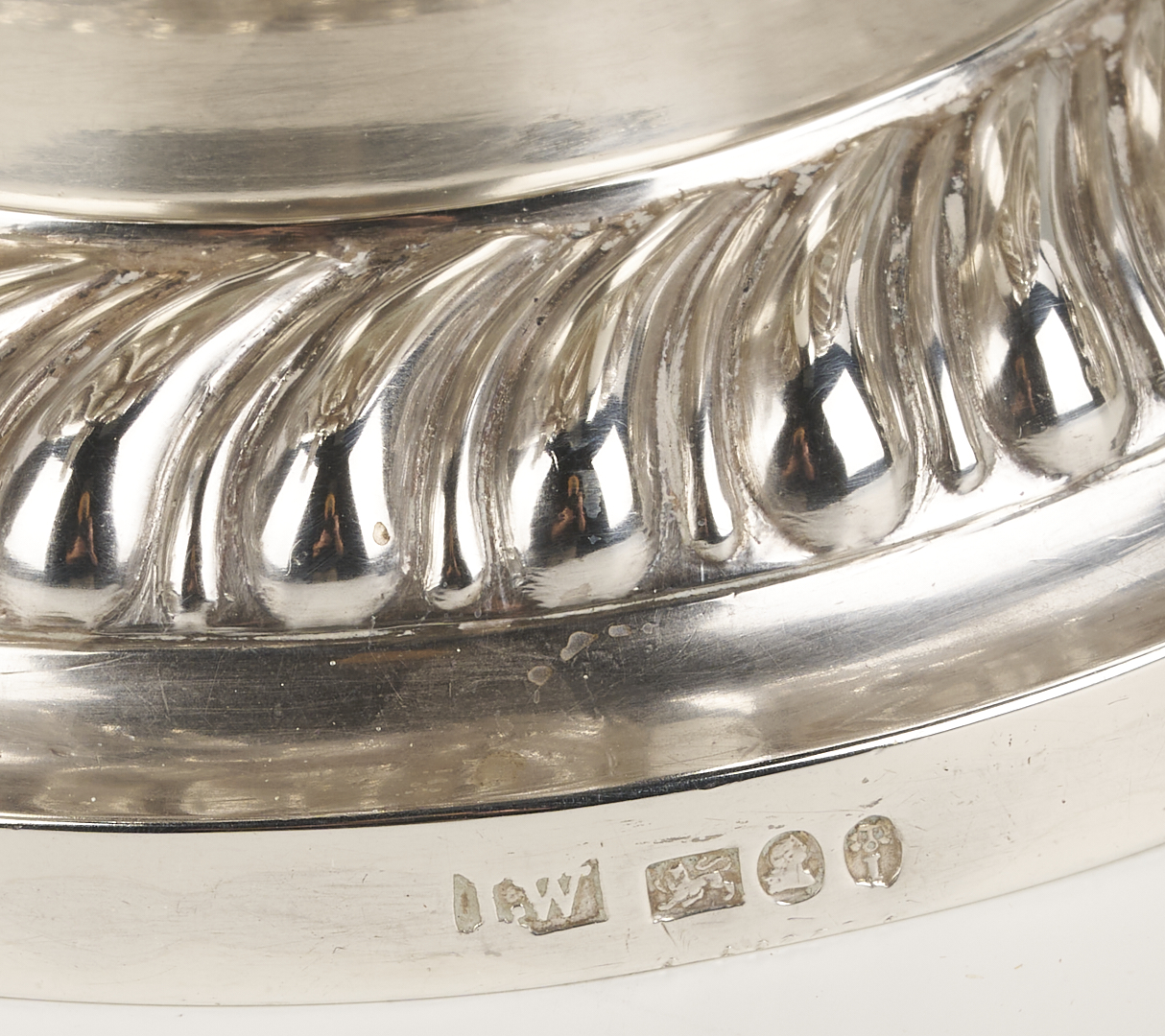 Lot 67: Assembled 4-Pc English Regency Sterling Tea Service