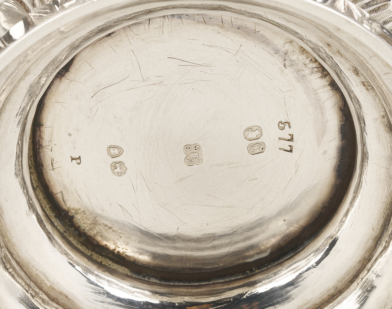 Lot 67: Assembled 4-Pc English Regency Sterling Tea Service